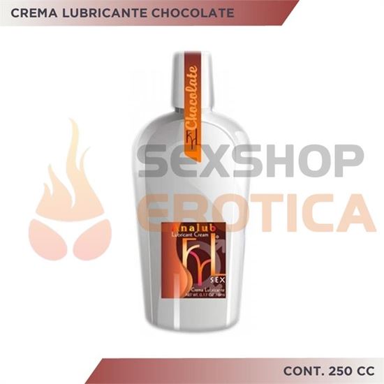 Crema lubricante chocolate 250 cc